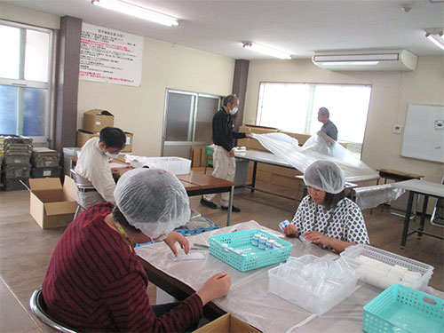 下請け作業(もくせい会浜松事業所)